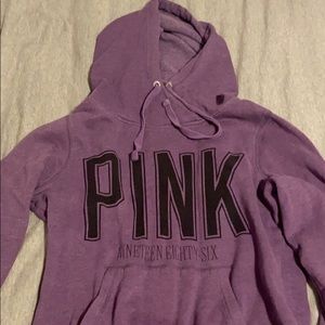 purple sweatshirt!